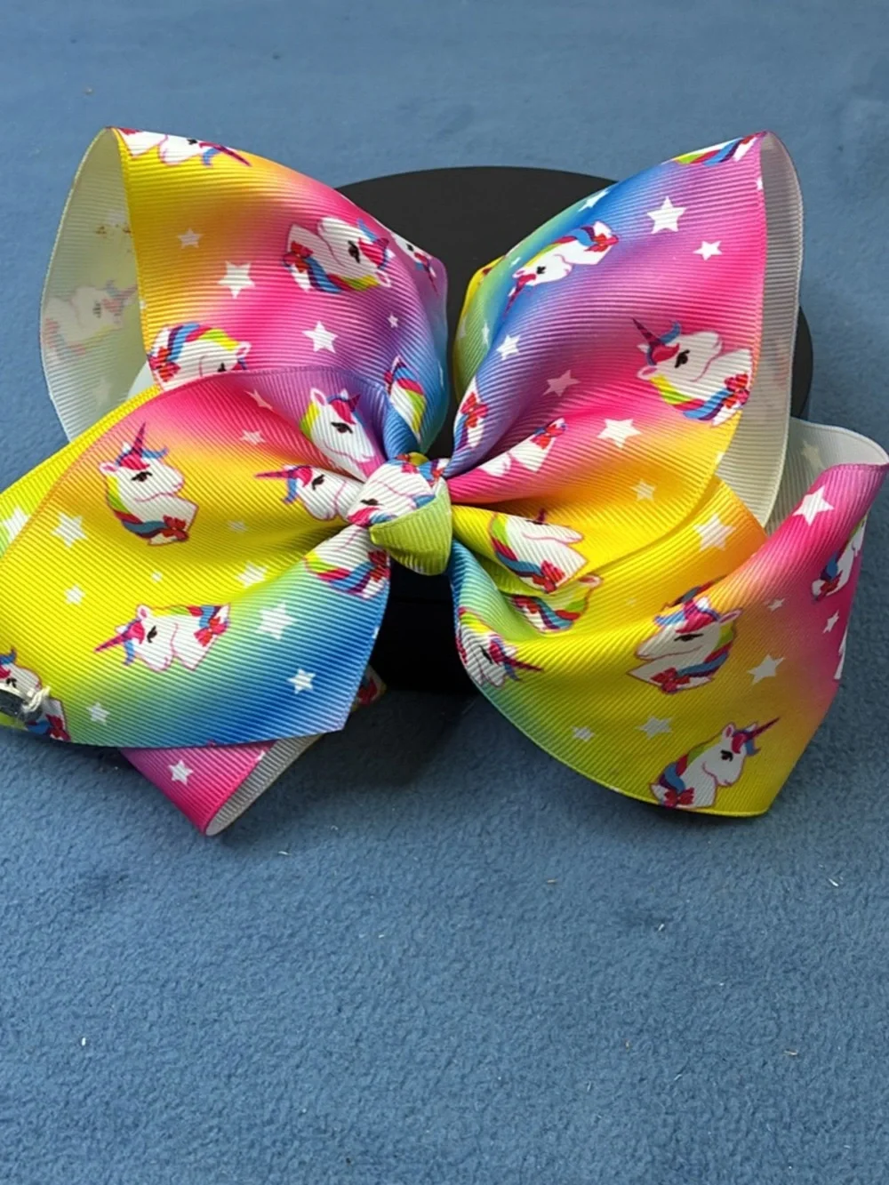 Kids Unicorn Rainbow Hair Bow - Multicolor